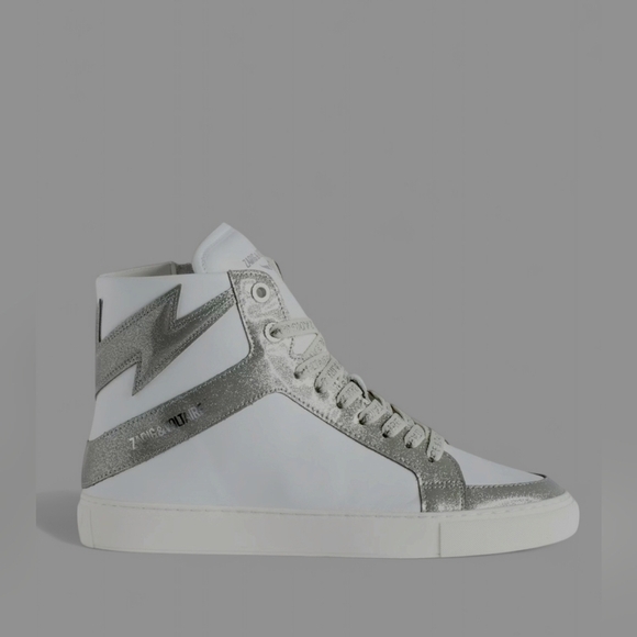ZADIG & VOLTAIRE NWT High Flash High-Top Sneakers - Picture 1 of 9